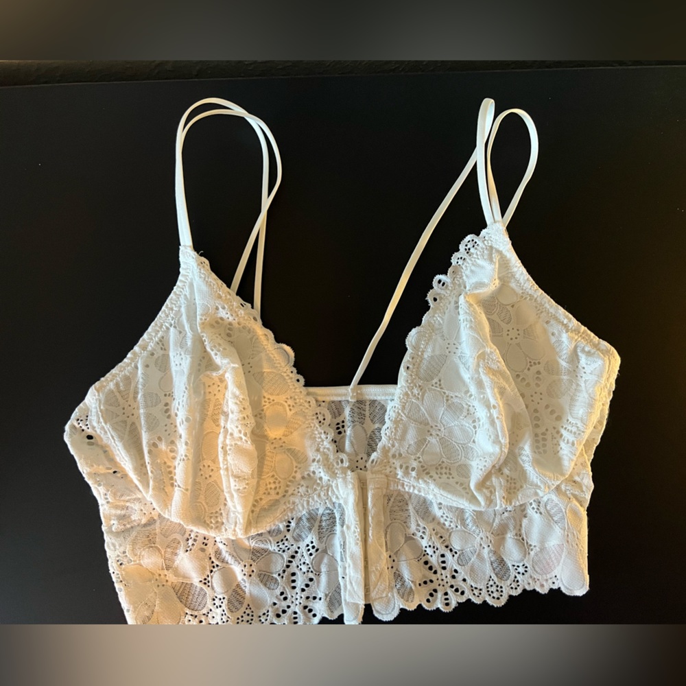 White Lace Cami/Bra